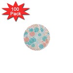 Bubbles 1  Mini Buttons (100 pack)  Front