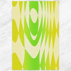 Green Shapes Canvas                              Canvas 20  X 30  by LalyLauraFLM