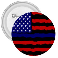 Flag American Line Star Red Blue White Black Beauty 3  Buttons by Mariart