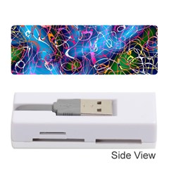 Background Chaos Mess Colorful Memory Card Reader (stick)  by Nexatart
