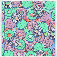 Donuts Pattern Canvas 16  X 16   by ValentinaDesign