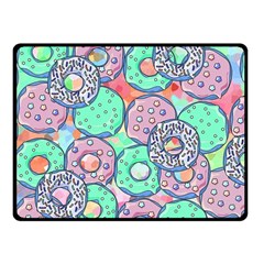 Donuts Pattern Fleece Blanket (small) by ValentinaDesign