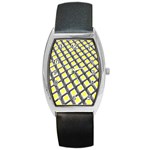 Wafer Size Figure Barrel Style Metal Watch Front