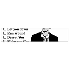 Rick Astley Flano Scarf (small) by Powwow