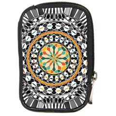 High Contrast Mandala Compact Camera Cases by linceazul