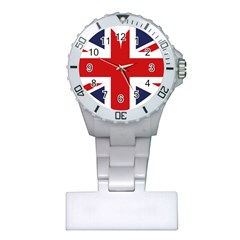 Uk Flag United Kingdom Plastic Nurses Watch by Nexatart