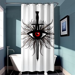 Inquisition Symbol Shower Curtain 36  X 72  (stall)  by Valentinaart