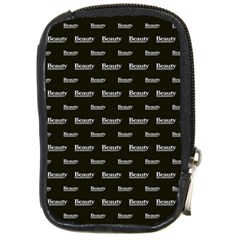 Beauty Moments Phrase Pattern Compact Camera Cases by dflcprints