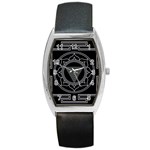 Kali Yantra Inverted Barrel Style Metal Watch Front