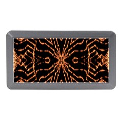 Golden Fire Pattern Polygon Space Memory Card Reader (mini) by Mariart