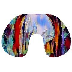 Abstract Tunnel Travel Neck Pillows by NouveauDesign
