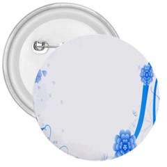 Flower Blue Sunflower Star Sexy 3  Buttons by Mariart