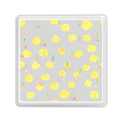 Cute Fruit Cerry Yellow Green Pink Memory Card Reader (square)  by Mariart