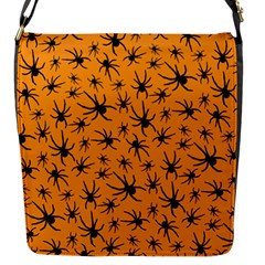 Pattern Halloween Black Spider Icreate Flap Messenger Bag (s) by iCreate