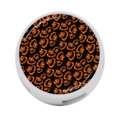 Pattern Halloween Jackolantern 4-port Usb Hub (one Side) by iCreate