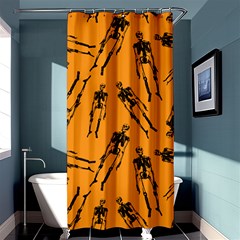 Halloween Skeletons  Shower Curtain 36  X 72  (stall)  by iCreate