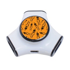 Halloween Skeletons  3-port Usb Hub by iCreate