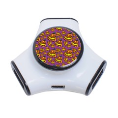 Halloween Colorful Jackolanterns  3-port Usb Hub by iCreate