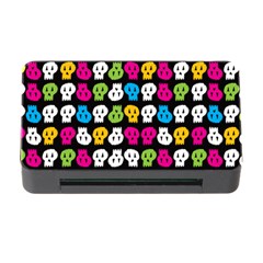 Pattern Painted Skulls Icreate Memory Card Reader With Cf by iCreate