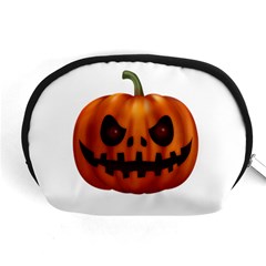 Halloween Pumpkin Accessory Pouches (medium)  by Valentinaart