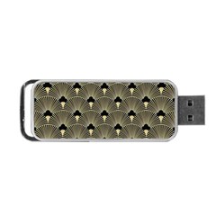 Art Deco Fan Pattern Portable Usb Flash (two Sides) by NouveauDesign