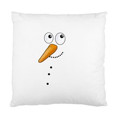 Cute Snowman Standard Cushion Case (one Side) by Valentinaart