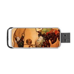 Alfons Mucha   Fruit Portable Usb Flash (one Side) by NouveauDesign