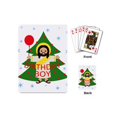 Jesus - Christmas Playing Cards (mini)  by Valentinaart