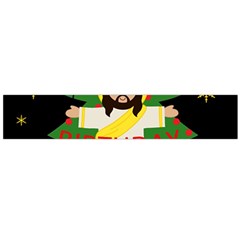 Jesus - Christmas Large Flano Scarf  by Valentinaart