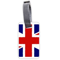 Union Jack Watercolor Drawing Art Luggage Tags (one Side)  by picsaspassion