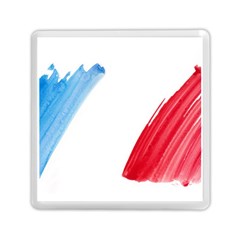 France Flag, Banner Watercolor Painting Art Memory Card Reader (square)  by picsaspassion