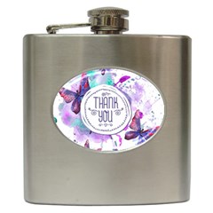 Thank You Hip Flask (6 Oz) by Celenk