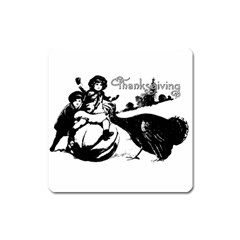 Vintage Thanksgiving Square Magnet by Valentinaart