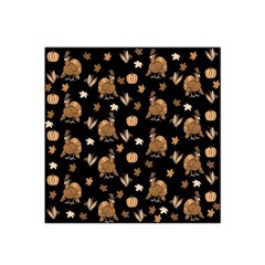 Thanksgiving Turkey  Satin Bandana Scarf by Valentinaart