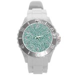Design Art Wesley Fontes Round Plastic Sport Watch (L) Front