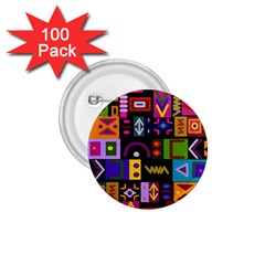 Abstract A Colorful Modern Illustration 1 75  Buttons (100 Pack)  by Celenk