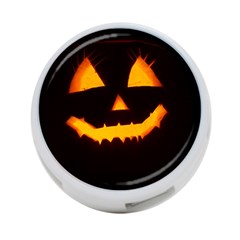 Pumpkin Helloween Face Autumn 4-port Usb Hub (two Sides)  by Celenk
