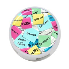 Stickies Post It List Business 4-port Usb Hub (one Side) by Celenk