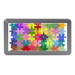 Puzzle Part Letters Abc Education Memory Card Reader (mini) by Celenk