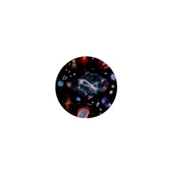 Galaxy Nebula 1  Mini Magnets by Celenk