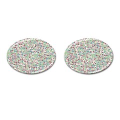 Pattern Cufflinks (oval) by gasi