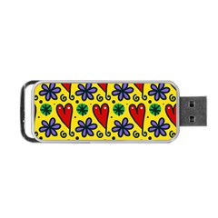 Seamless Tile Repeat Pattern Portable Usb Flash (one Side) by Celenk