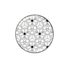 Pattern Zentangle Handdrawn Design Hat Clip Ball Marker (10 Pack) by Celenk
