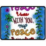 Christian Christianity Religion Double Sided Fleece Blanket (Large)  80 x60  Blanket Front