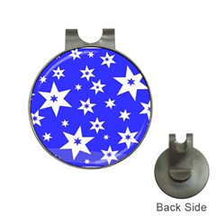 Star Background Pattern Advent Hat Clips With Golf Markers by Celenk
