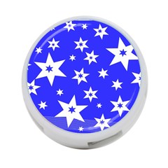 Star Background Pattern Advent 4-port Usb Hub (one Side) by Celenk