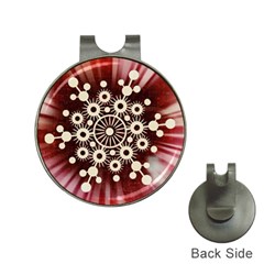 Background Star Red Abstract Hat Clips With Golf Markers by Celenk