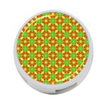 Pattern Texture Christmas Colors 4-Port USB Hub (Two Sides)  Back