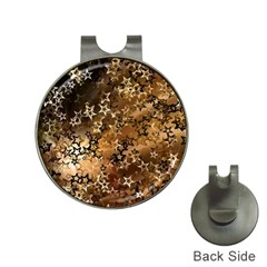 Star Sky Graphic Night Background Hat Clips With Golf Markers by Celenk