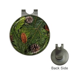 Branch Christmas Cone Evergreen Hat Clips With Golf Markers by Celenk